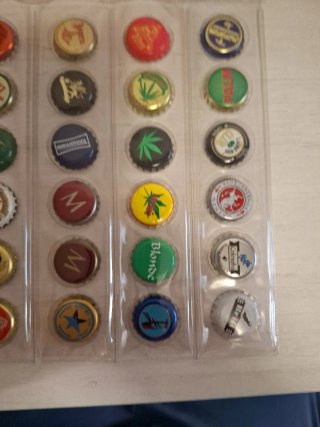 36 Chapas Cerveza Colección Variada