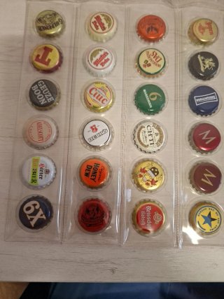 36 Chapas Cerveza Colección Variada