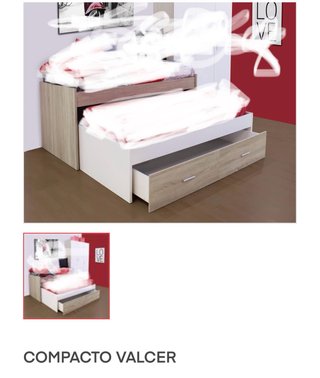 Cama infantil de madera