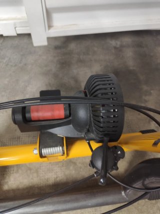 Rodillo Entrenamiento Bicicleta Elite MAG Amarillo