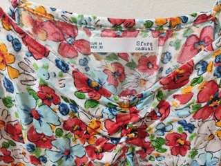 Vestido maxi floral Sfera Talla M