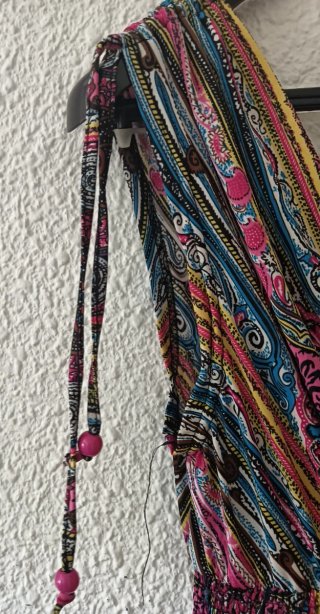 Vestido largo estampado verano