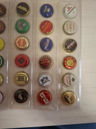 36 Chapas de Cerveza Coleccionables