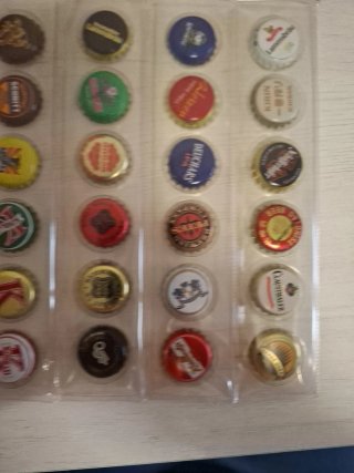36 Chapas de Cerveza Coleccionables