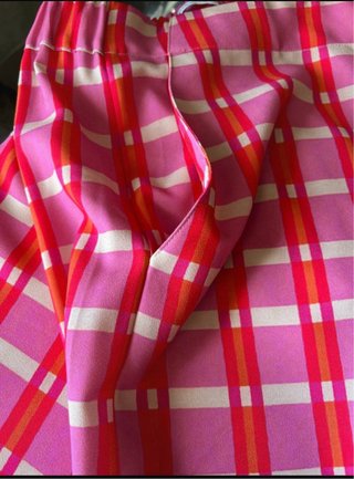 Conjunto Verano Palmeras Rosa y Rojo
