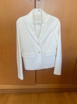 Chaqueta Vestir Blanca Maje