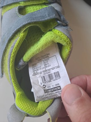 Zapatillas Escalada Decathlon Niños Gris/Verde