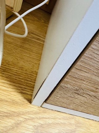 Mesa de estudio Roble+blanco