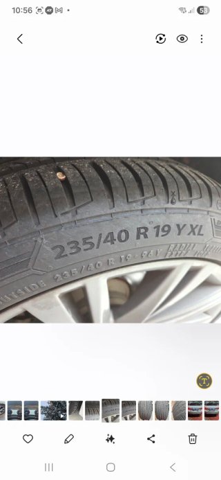 3 Neumáticos marca BARUM 235 40 R19 50€ la unidad