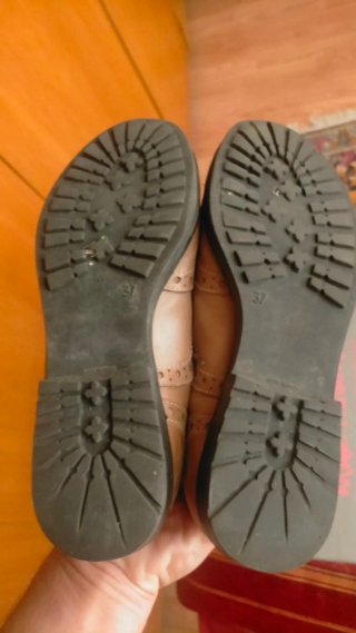Scarpe donna stringate beige