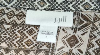 Blusón estampado Talla L