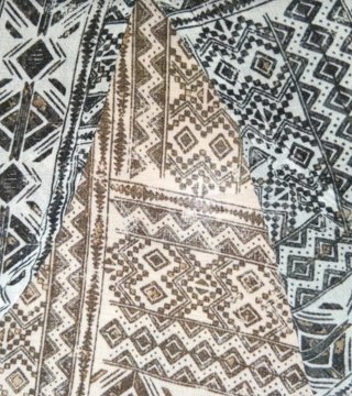 Blusón estampado Talla L