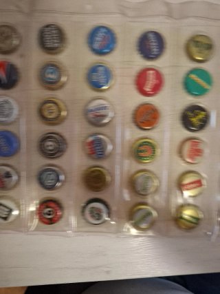 36 chapas de cerveza coleccionables