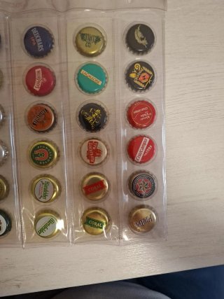 36 chapas de cerveza coleccionables