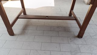Tavolo da esterno allungabile in legno teak