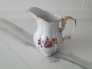 Juego de café porcelana Santa Clara floral