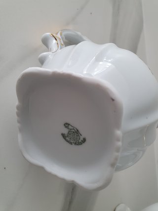 Juego de café porcelana Santa Clara floral