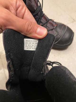 Botas Trekking Salomon Negras/Moradas