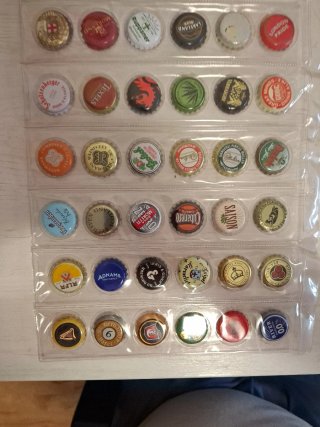 36 Chapas de Cerveza Coleccionables