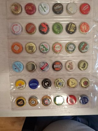 36 Chapas de Cerveza Coleccionables