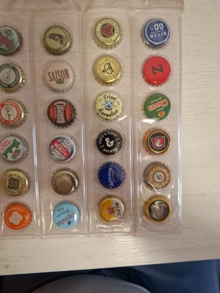 36 Chapas de Cerveza Coleccionables