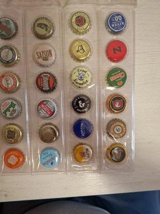 36 Chapas de Cerveza Coleccionables
