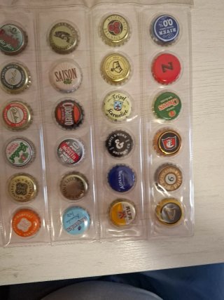 36 Chapas de Cerveza Coleccionables