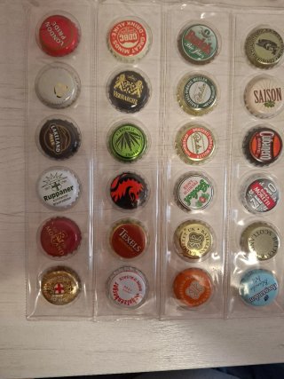 36 Chapas de Cerveza Coleccionables