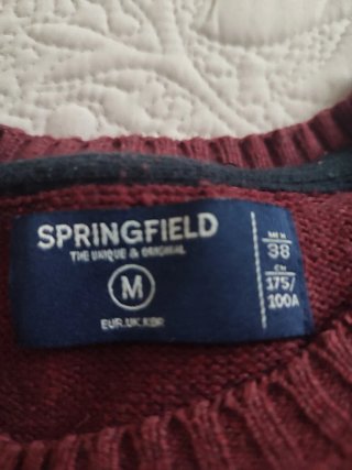 Jersey granate Springfield Talla M