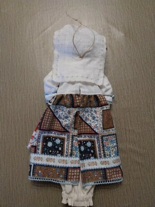 Bambola di stoffa porta shopper