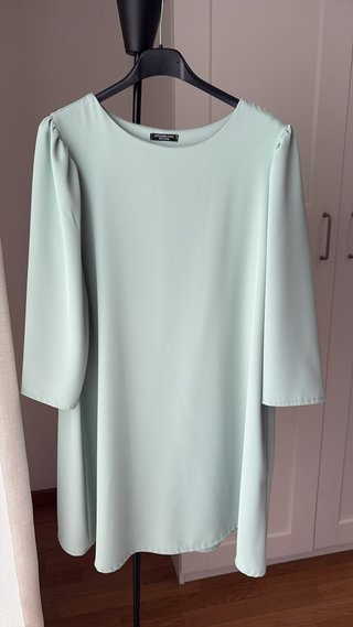 Abito donna elegante verde taglia unica