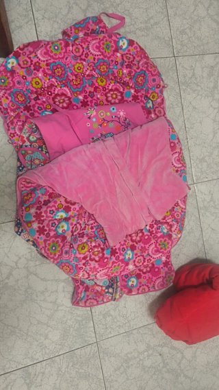 Saco Tuctuc rosa floral