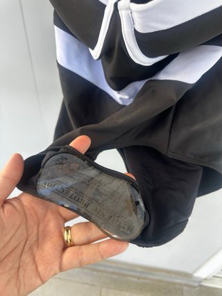 Bañador negro y blanco mujer