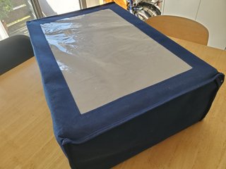 Colchón Cuna Plegable Gris 120x60cm