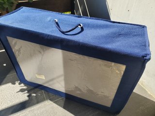 Colchón Cuna Plegable Gris 120x60cm