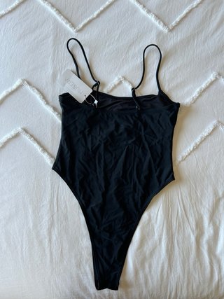 Bañador Musera Negro Talle Alto