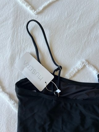 Bañador Musera Negro Talle Alto