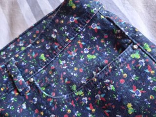 Falda vaquera estampada