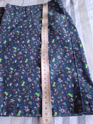 Falda vaquera estampada