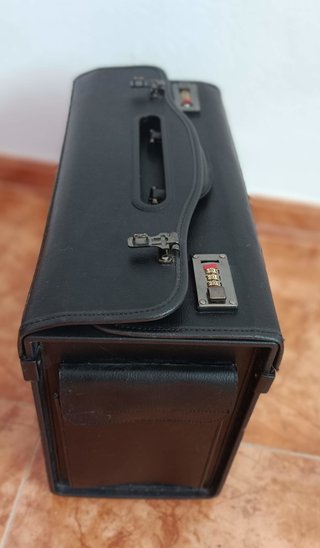 Maletín piloto/médico negro