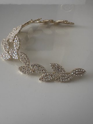 Tocado Novia Laurel Brillante