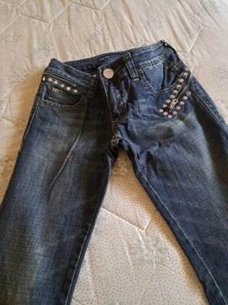Pantalón tejano mujer azul