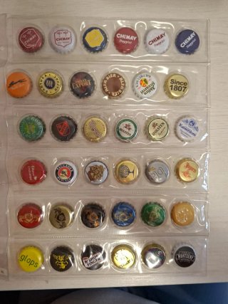 36 Chapas Cerveza Variadas