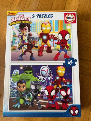 Spidey y su Super Equipo: Libro puzle y coches