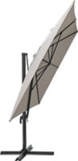Parasol excéntrico NATERIAL aluminio/acero