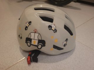 Casco bici niño Talla S policía