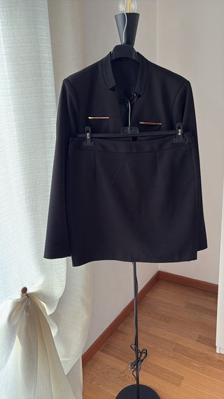 Completo elegante ufficio donna nero