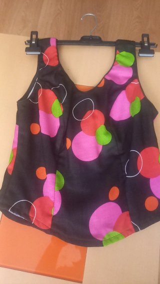 Vestido Faralai lunares volantes