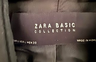 Chaleco largo Zara Basic mujer negro