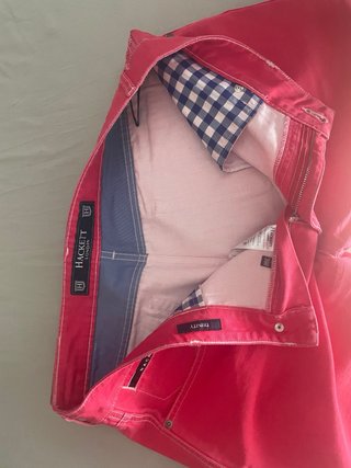 Pantalón Hackett London Rojo